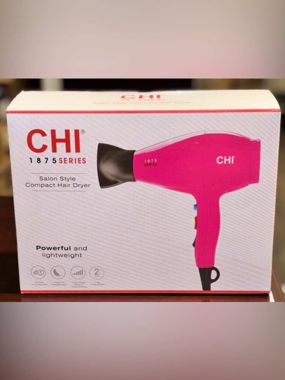 Chi 1875 Series 1875 Watt Salon Style Compact Hair Dryer